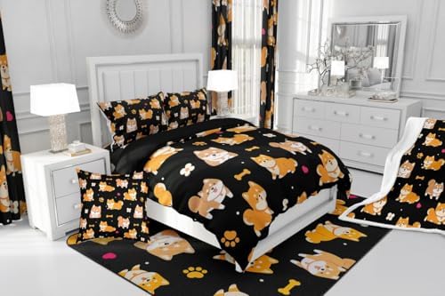 Erosebridal Shiba Inu Duvet Cover Set