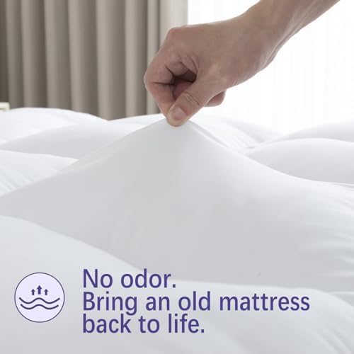 SHOUREN Memory Foam Mattress Topper Full Cool Supportive Pressure-Relieving