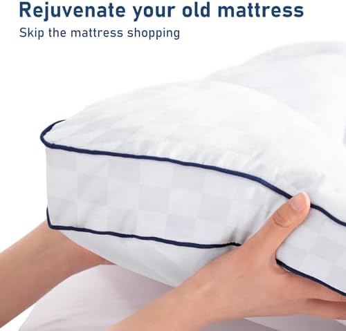 BedLuxury Twin XL Mattress Topper Cooling Plush Protector