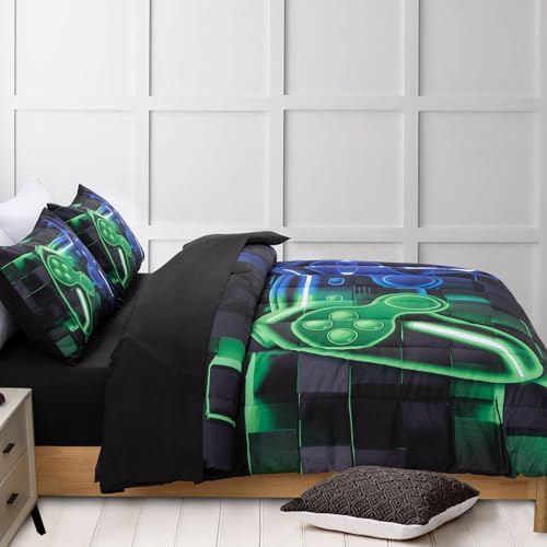 A Nice Night Boys Twin Size Gaming Comforter Set 1