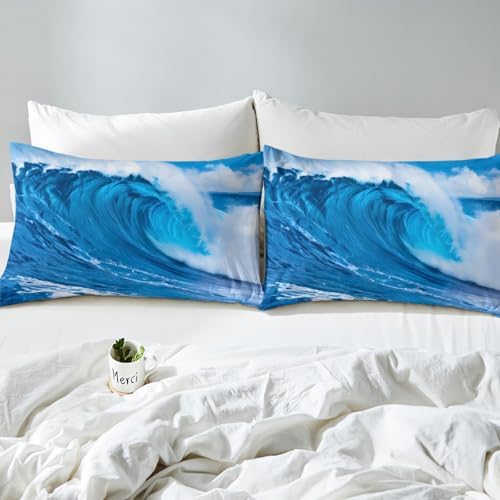 Feelyou Ocean Wave Fitted Sheet Set for Kids