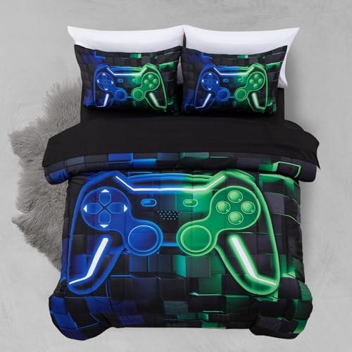 A Nice Night Boys Twin Size Gaming Comforter Set 1