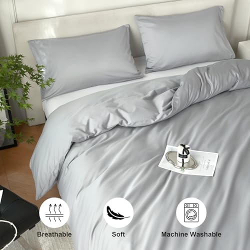 DCSKY Duvet Cover Set 3PCS Organic Cotton 104x90