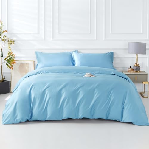 SAPHREAS Blue Duvet Cover Set 3 Piece Full Size
