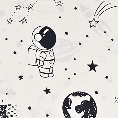 J-pinno Space Astronaut Sheet Set for Kids