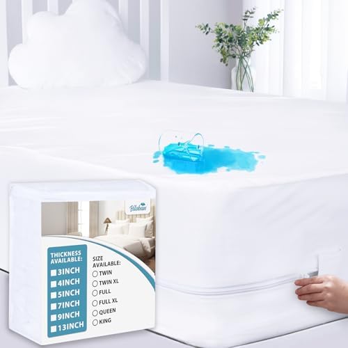 Biloban Twin Zippered Mattress Protector Waterproof