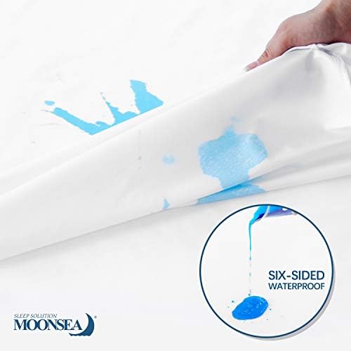 Moonsea Zippered Waterproof Mattress Encasement Twin Size