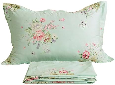 FADFAY 7Pcs Twin Size Cotton Duvet Cover Set with Pillowcases