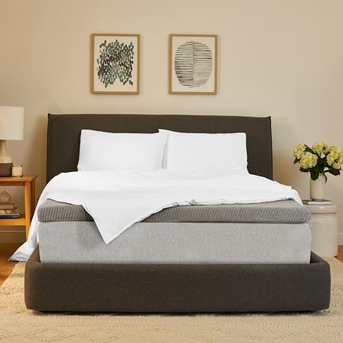 Casper Sleep Comfy Mattress Topper 3inch Twin XL Gray