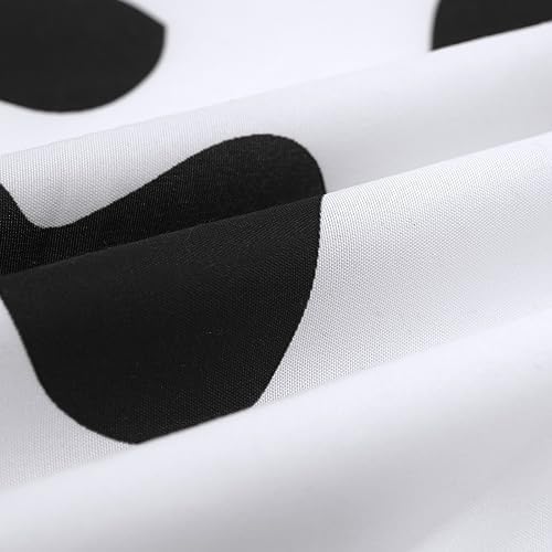 Vicimi Cow Print Duvet Cover Set Twin 3pcs 1