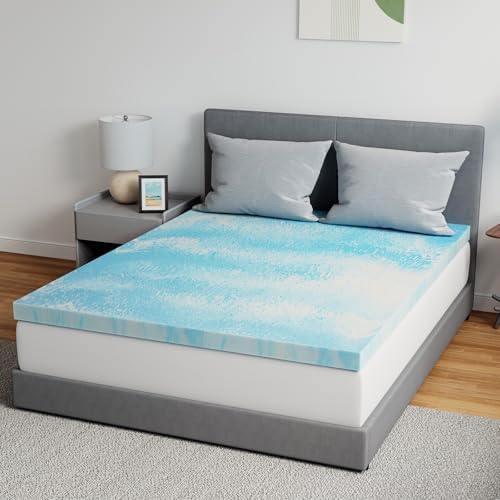 Novilla 3 Inch Cooling Gel Memory Foam Mattress Topper Twin 1