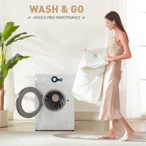 Cooling Queen Mattress Protector with Waterproof Breathable Rayon Cover