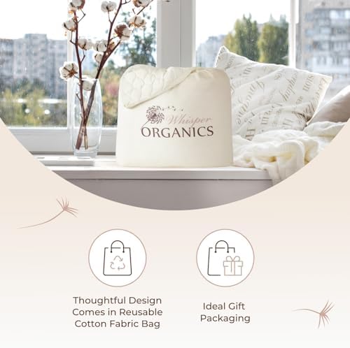 Whisper Organics 100 Organic Mattress Pad Cal King