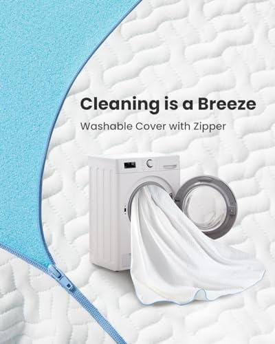 Dreamsmith Queen Mattress Topper - 3 Inch Cooling Gel Memory Foam Pad