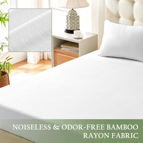 100 Waterproof Bamboo Mattress Protector with Deep Pocket