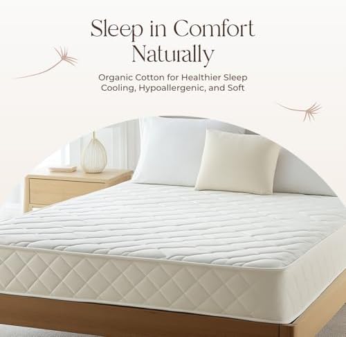 Whisper Organics 100 Organic Mattress Pad Cal King
