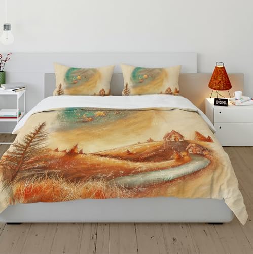 Fairy Tale Kids Duvet Cover Set Twin XL 3pc with Zipper