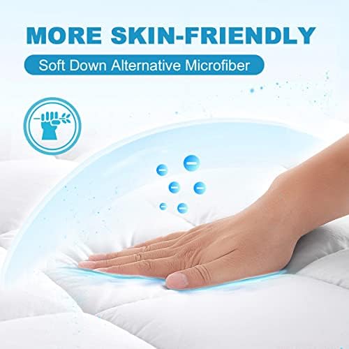 Cooling Mattress Pad Cover Pillow Top - Full Size