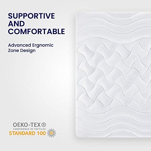 SLEEP ZONE King Size Cooling Mattress Topper