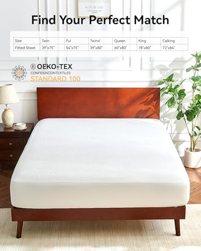 Kmall Queen Size Cooling Waterproof Mattress Protector Pad Cover