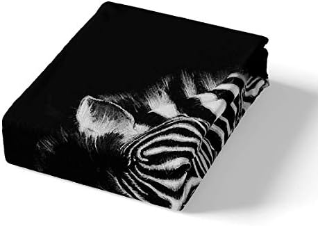 Feelyou Zebra Duvet Cover Set Twin Kids Boys 3D Print Bedding