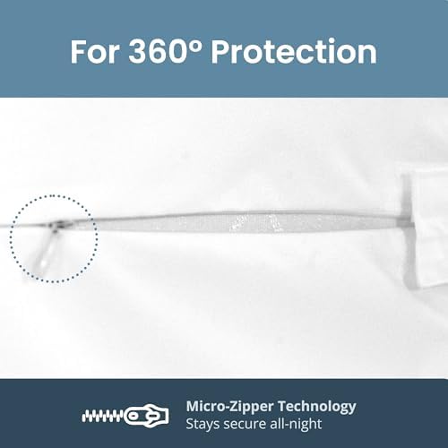 SafeRest Zippered Mattress Protector for Queen 12-15 Inch 1