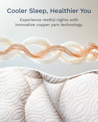 ViscoSoft Copper Pillow Top King Mattress Pad
