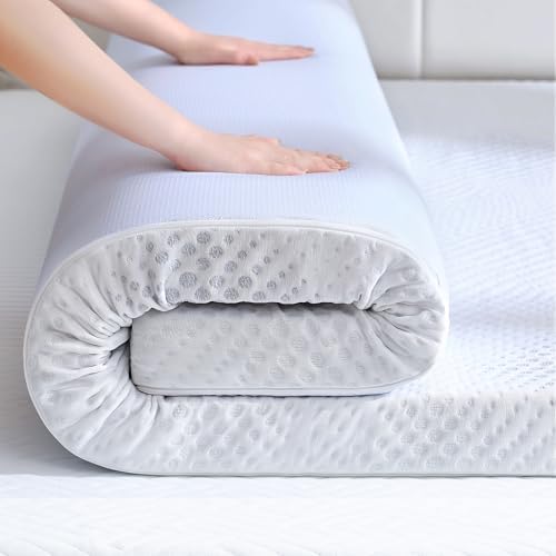 SINWEEK 3 Inch Gel Memory Foam Mattress Topper Full Size