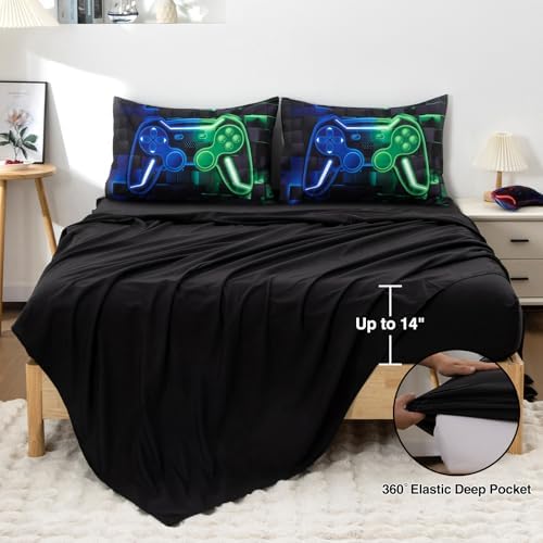 A Nice Night Boys Twin Size Gaming Comforter Set 1