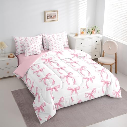 Erosebridal Girls 7 Piece Bow Bed in a Bag