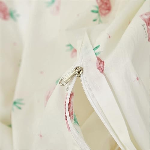 DREAMINGO Cotton Strawberry Duvet Cover Set 1