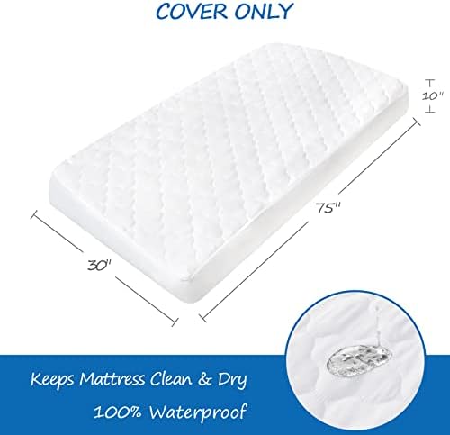 Coldwind Waterproof Cot Mattress Pad Protector 30x75