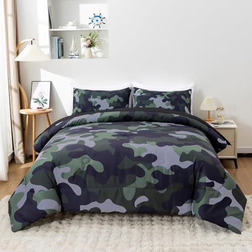 Holawakaka Twin Camouflage Bedding Set 5 Piece