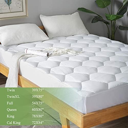 Favorland King Mattress Pad Deep Pocket Ultra Soft
