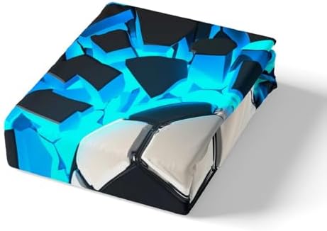 Feelyou 3D Soccer Football Bed Sheet Set Twin Size