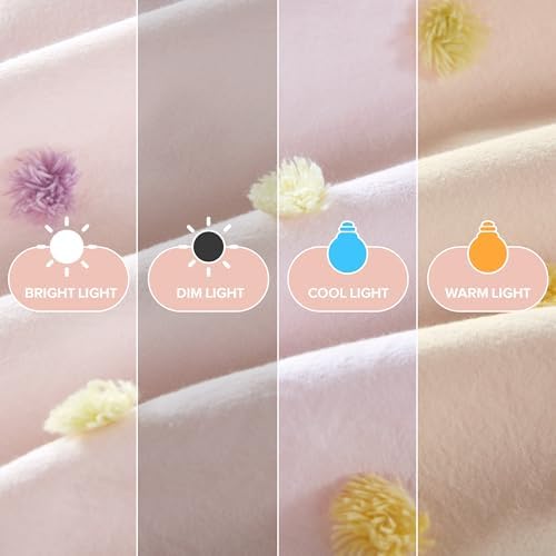 Twin Comforter Set with Pom Poms for Kids