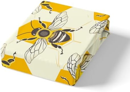 Feelyou Animal Bee Duvet Cover Set Twin Size 3D Print