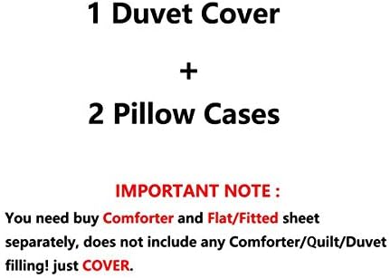 Feelyou Skull Print Duvet Cover Set King Size