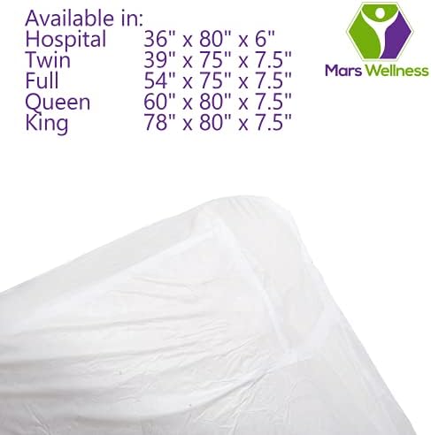 Mars Wellness Waterproof Vinyl Mattress Protector - Twin Size
