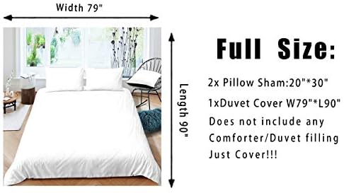 Feelyou Christmas Duvet Cover 3Pcs Set