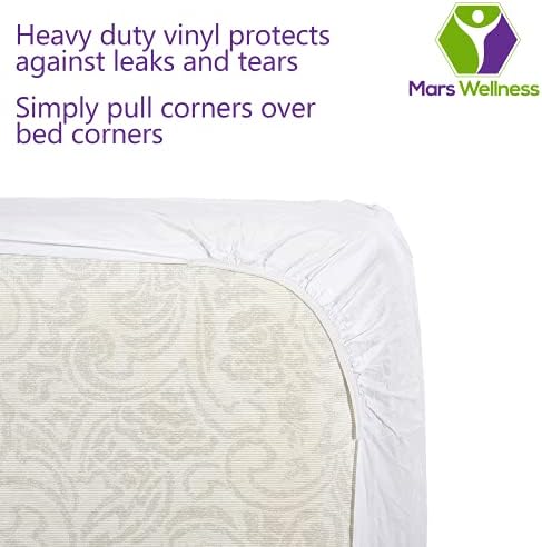 Mars Wellness Waterproof Vinyl Mattress Protector - Twin Size