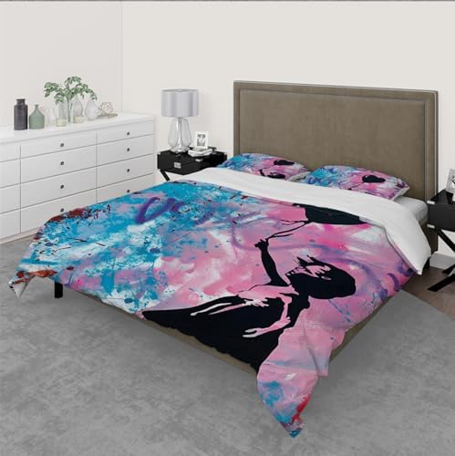 Graffitic Kids Bedding Set with Zipper 3 Pieces