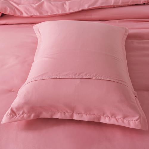 Caressma Queen Pink Comforter Set 3 PCS 1