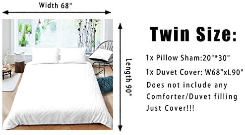 Feelyou Leopard Comforter Cover Set Queen