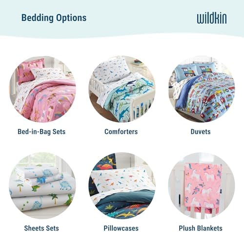 Wildkin Twin Sheet Set - Soft Microfiber with Horses Pattern