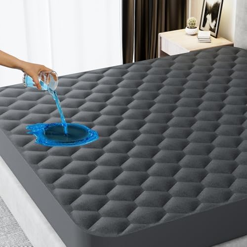 Kmall Waterproof King Mattress Protector with Deep Pocket