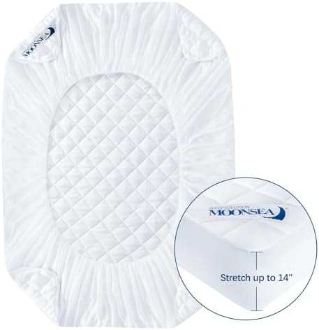 Moonsea Cot Mattress Pad Waterproof Quilted Protector