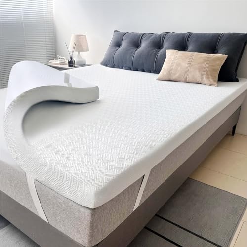Airensky 2 Inch Cooling Gel Memory Foam Mattress Topper