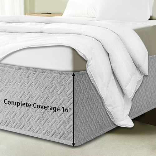 ZABER Box Spring Cover King Size with 16-Inch Drop 1