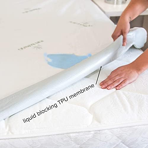 King Mattress Protector by Pure Bamboo Waterproof Breathable
